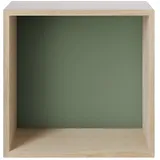 Muuto Mini Stacked medium, oak/dusty green