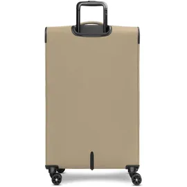 Stratic taska 4-Rollen Trolley L 76 cm mit Dehnfalte taupe