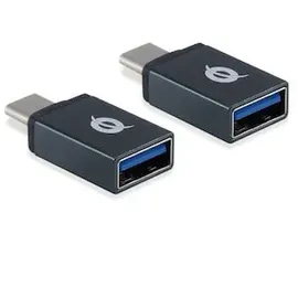 Conceptronic USB-C auf USB-A Adapter 2 m Schwarz