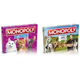 Monopoly - Katzen - Spiele ab 8 Jahre - Alter 8+ - Deutsch & Monopoly - Hunde mit Martin Rütter - Gesellschaftsspiel - Alter 8+ - Deutsch