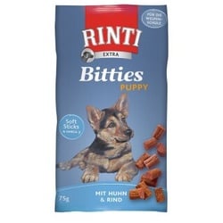 RINTI Bitties Puppy 16x75g Huhn & Rind