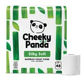 The Cheeky Panda Toilettenpapier 3-lagig 48 Rollen á 200 Blatt