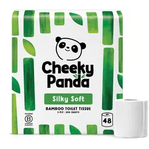 The Cheeky Panda Toilettenpapier 3-lagig 48 Rollen á 200 Blatt