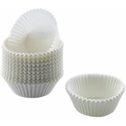 Kaiser Muffin-Papierbackförmchen 70 mm, weiß, 200er-Pack