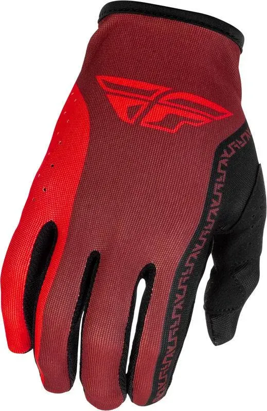 Fly Racing Lite Youth Handschuhe Rot Schwarz - YL