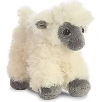AURORA Aurora, 31376, Mini Flopsies Walliser Schaf,20cm, Plüschtier, weiß