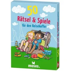 MOSES. VERLAG 30261 50 Rätsel & Spiele für den Reisekoffer