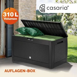 CASARIA Gartenbox 310 l 119 x 48 cm Anthrazit