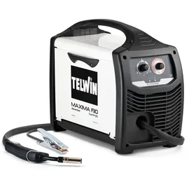 Telwin Maxima 190 Synergic Drahtschweißgerät MIG-MAG/FLUX/BRAZING mit Invertertechnik, 230 V, Maxima 190, Weiss
