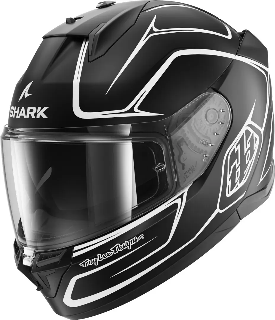 Shark D-Skwal 3 Drone Helm, zwart-wit, XS Voorman