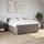 vidaXL Boxspringbett 180 x 200 cm Taupe