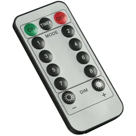 MARELIDA LED Feuerwerk Leuchte hängender Polarstern Pusteblume Firework weißer Hängestern mit Fernbedienung