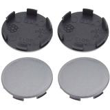 4 Nabenkappen Ø 60,0 mm - 56,5 mm / rund flach / Klebefläche