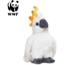 WWF Plüschtier Kakadu Papagei (mit Sound, 14cm) lebensecht Kuscheltier Stofftier