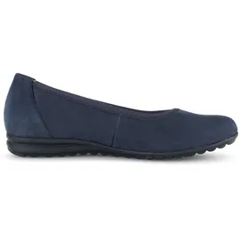 Gabor "Sportliche Ballerina", Damen, Gr. 38.5 blau, Schuhe Ballerina
