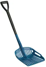 Haug Mehrzweck- und Abschöpfgabel 8919 , Farbe: schwarz / blau