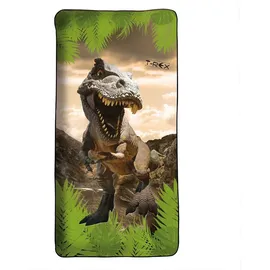 ROTH Tyrannosaurus Badetuch 60 x 120 cm grün