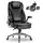 colamy Chefsessel Leder Schwarz