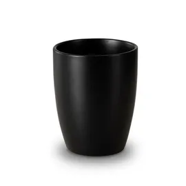 Home4You Kaffeetasse 0,34 l Schwarz 48 St.