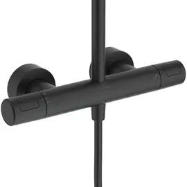 Ideal Standard Ceratherm T25 M Aufputz-Duschsystem mit Thermostat Silk Black A8491XG