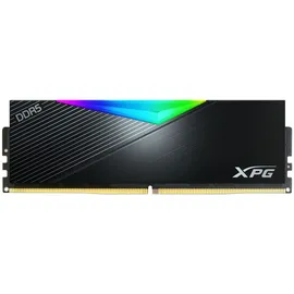 XPG Lancer RGB 16GB DDR5-5200 CL38 1.25V ECC XMP 3.0 PMIC DIMM Memory, AX5U5200C3816G-CLARBK, Schwarz