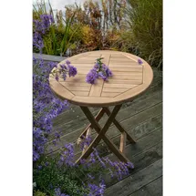 deVries Gartentisch Woodie ca. 70x75 cm Teak massiv