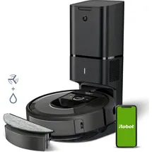 IROBOT Roomba Combo i8+ Saug-/Wischroboter inkl. Absaugstation schwarz