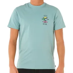 RIP CURL SEARCH ICON T-Shirt 2025 blue lagoon - XXL