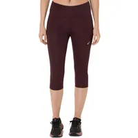 Asics ROAD HIGH WAIST CAPRI TIGHT, DARK currant, M