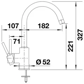 Blanco Mida chrom 517742