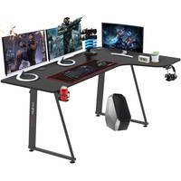 Dripex Eckschreibtisch Gaming Tisch L-Form 160cm Schreibtisch Computertisch L Form Rechts