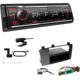 Kenwood DAB+ Media Receiver Autoradio Bluetooth für Volvo V70 2004-2007 schwarz