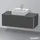 Duravit XSquare Waschtischunterschrank, 2 Schubkästen, Graphit matt