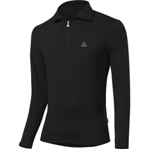 Löffler Herren Ski-Funktionsshirt Transtex Zip-Rolli Basic Cf, schwarz