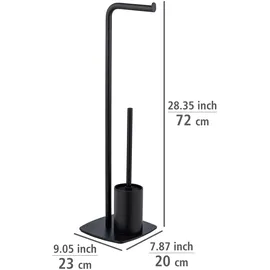 Wenko WC-Garnitur Iria Schwarz