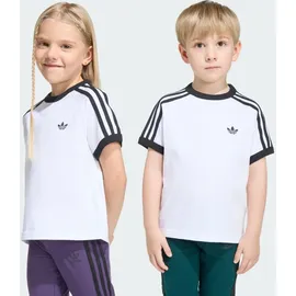 adidas 3-Streifen T-Shirt - White / Black - 110