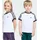 adidas 3-Streifen T-Shirt - White / Black - 110