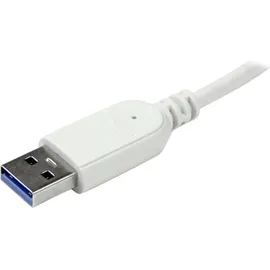 Startech StarTech.com 4 Port kompakter USB 3.0 Hub mit eingebautem Kabel