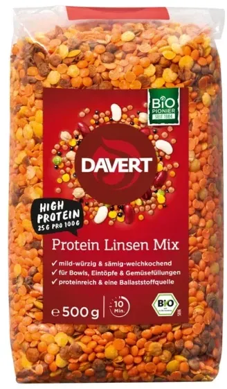 Davert Protein Linsen Mix bio