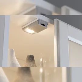 Paulmann SnapLED mit Gleitrolle LED LED fest eingebaut 0.33 W Warmweiß Silber