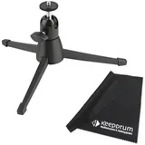 König Meyer K&M 19783 Kamera-Tisch Stativ Tripod Griff + Keepdrum Mikrofasertuch