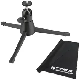 König Meyer K&M 19783 Kamera-Tisch Stativ Tripod Griff + Keepdrum Mikrofasertuch
