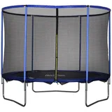 Homcom Trampolin 305 cm inkl. Sicherheitsnetz blau/schwarz