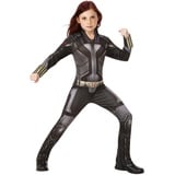 Rubie's 702134 Rubies Official Marvel Studios Black Widow Movie Deluxe Kids Costume Kostüm, Schwarz-Grau, 11-13 anni