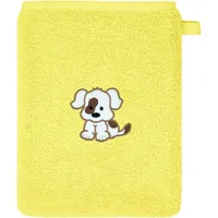 Lashuma 2 Stück Kindertücher zum waschen mit Stick: Hund,