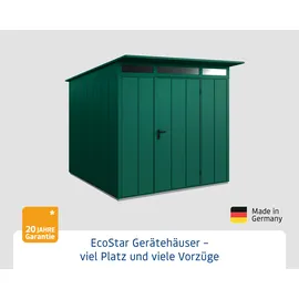 EcoStar Elegant-P Typ 2 2,48 x 2,38 moosgrün Einzeltür