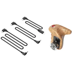 SMALLRIG 3324 Rosette Side Handle mit Record Start/Stop Remote Trigger