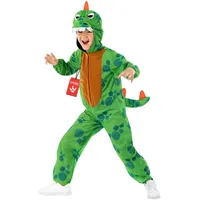 Fun Shack Dinosaurier Kostüm für Kinder, Dino Onesie Jumpsuit für Karneval, Fasching & Halloween – Größe L