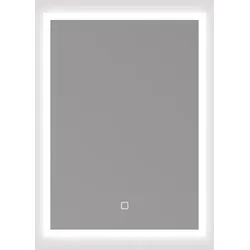 Spiegel mit SAT Feel-Sensor 50x70 cm weiß SATZFEELOBLED5070