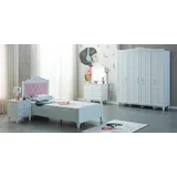 aea Luxus Komplette Kindermöbel Kinderbett Weiß Holz Set 5tlg Kinderzimmer